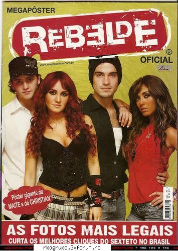 revista rebelde brasil: (agosto 2007) click imagine mari imaginea